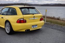 2002 BMW Z3 Coupe in Dakar Yellow 2 over Walnut