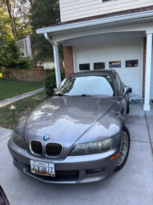 2002 BMW Z3 Coupe in Sterling Gray Metallic over Black