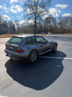 2002 BMW Z3 Coupe in Sterling Gray Metallic over Black