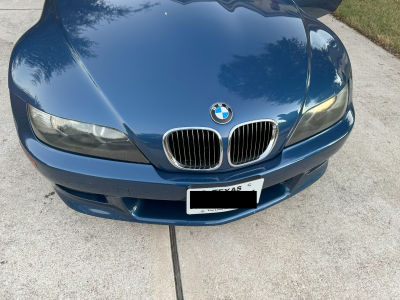 2001 BMW Z3 Coupe in Topaz Blue Metallic over Topaz Blue