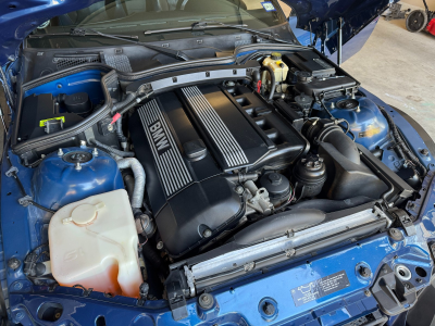 2001 BMW Z3 Coupe in Topaz Blue Metallic over Topaz Blue