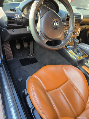 2001 BMW Z3 Coupe in Jet Black 2 over Walnut