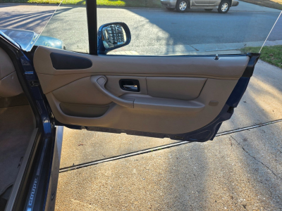 2001 BMW Z3 Coupe in Topaz Blue Metallic over Extended Beige