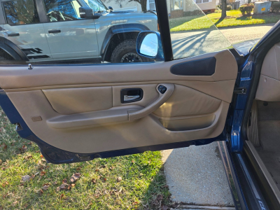 2001 BMW Z3 Coupe in Topaz Blue Metallic over Extended Beige
