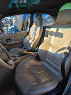 2001 BMW Z3 Coupe in Topaz Blue Metallic over Extended Beige
