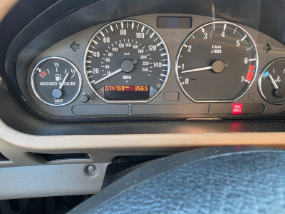 2001 BMW Z3 Coupe in Topaz Blue Metallic over Extended Beige