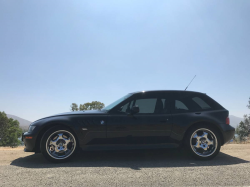 2001 BMW Z3 Coupe in Cosmos Black Metallic over Walnut