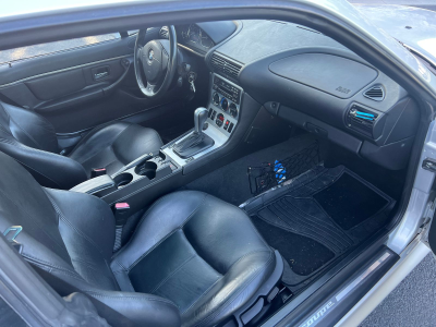 2001 BMW Z3 Coupe in Titanium Silver Metallic over Black
