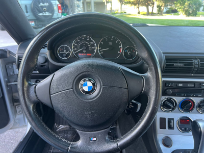 2001 BMW Z3 Coupe in Titanium Silver Metallic over Black