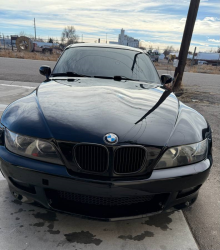 2001 BMW Z3 Coupe in Jet Black 2 over Topaz Blue