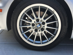 2001 BMW Z3 Coupe in Titanium Silver Metallic over Walnut