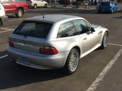2001 BMW Z3 Coupe in Titanium Silver Metallic over Walnut