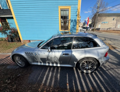 2001 BMW Z3 Coupe in Titanium Silver Metallic over Black