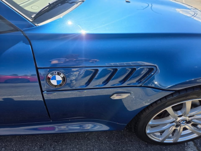 2001 BMW Z3 Coupe in Topaz Blue Metallic over E36 Sand Beige