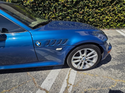 2001 BMW Z3 Coupe in Topaz Blue Metallic over E36 Sand Beige