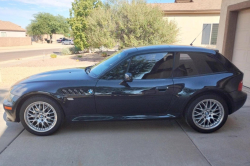 2001 BMW Z3 Coupe in Cosmos Black Metallic over Black