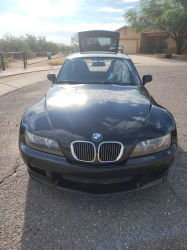 2001 BMW Z3 Coupe in Cosmos Black Metallic over Black