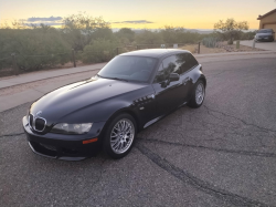 2001 BMW Z3 Coupe in Cosmos Black Metallic over Black