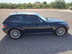 2001 BMW Z3 Coupe in Cosmos Black Metallic over Black