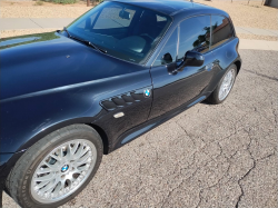 2001 BMW Z3 Coupe in Cosmos Black Metallic over Black