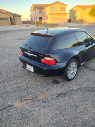 2001 BMW Z3 Coupe in Cosmos Black Metallic over Black