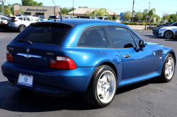 2001 BMW Z3 Coupe in Topaz Blue Metallic over Black