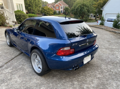 2001 BMW Z3 Coupe in Topaz Blue Metallic over Black