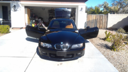 2001 BMW Z3 Coupe in Black Sapphire Metallic over Extended Walnut