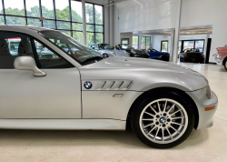 2001 BMW Z3 Coupe in Titanium Silver Metallic over Extended Tanin Red