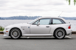 2001 BMW Z3 Coupe in Alpine White 3 over E36 Sand Beige