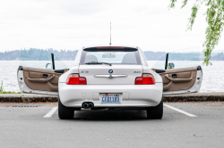 2001 BMW Z3 Coupe in Alpine White 3 over E36 Sand Beige