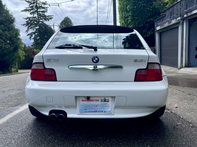2001 BMW Z3 Coupe in Alpine White 3 over E36 Sand Beige