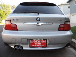 2001 BMW Z3 Coupe in Titanium Silver Metallic over Topaz Blue