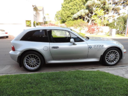 2001 BMW Z3 Coupe in Titanium Silver Metallic over Topaz Blue