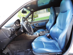 2001 BMW Z3 Coupe in Titanium Silver Metallic over Topaz Blue