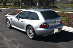 2001 BMW Z3 Coupe in Titanium Silver Metallic over Black