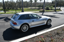 2001 BMW Z3 Coupe in Titanium Silver Metallic over Black