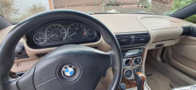 2001 BMW Z3 Coupe in Jet Black 2 over E36 Sand Beige