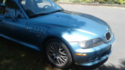 2001 BMW Z3 Coupe in Atlanta Blue Metallic over E36 Sand Beige