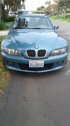 2001 BMW Z3 Coupe in Atlanta Blue Metallic over E36 Sand Beige