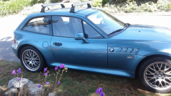2001 BMW Z3 Coupe in Atlanta Blue Metallic over E36 Sand Beige