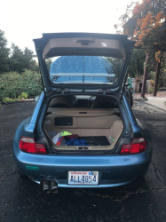 2001 BMW Z3 Coupe in Atlanta Blue Metallic over E36 Sand Beige