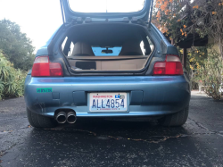 2001 BMW Z3 Coupe in Atlanta Blue Metallic over E36 Sand Beige
