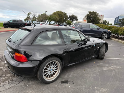 2001 BMW Z3 Coupe in Jet Black 2 over E36 Sand Beige