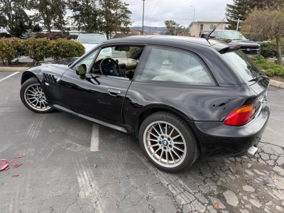 2001 BMW Z3 Coupe in Jet Black 2 over E36 Sand Beige