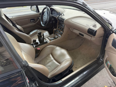 2001 BMW Z3 Coupe in Jet Black 2 over E36 Sand Beige