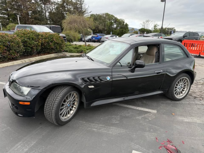 2001 BMW Z3 Coupe in Jet Black 2 over E36 Sand Beige
