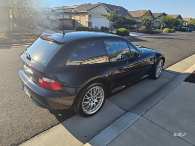 2001 BMW Z3 Coupe in Jet Black 2 over Extended Walnut