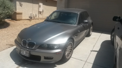 2001 BMW Z3 Coupe in Sterling Gray Metallic over Black