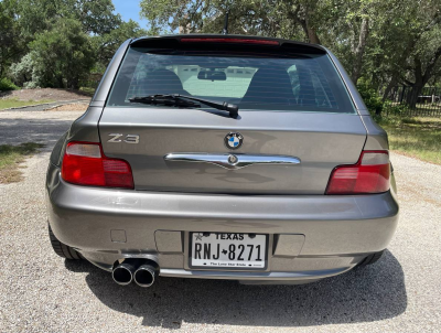 2001 BMW Z3 Coupe in Sterling Gray Metallic over Black